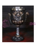 Викингска чаша бокал за вино триизмерна